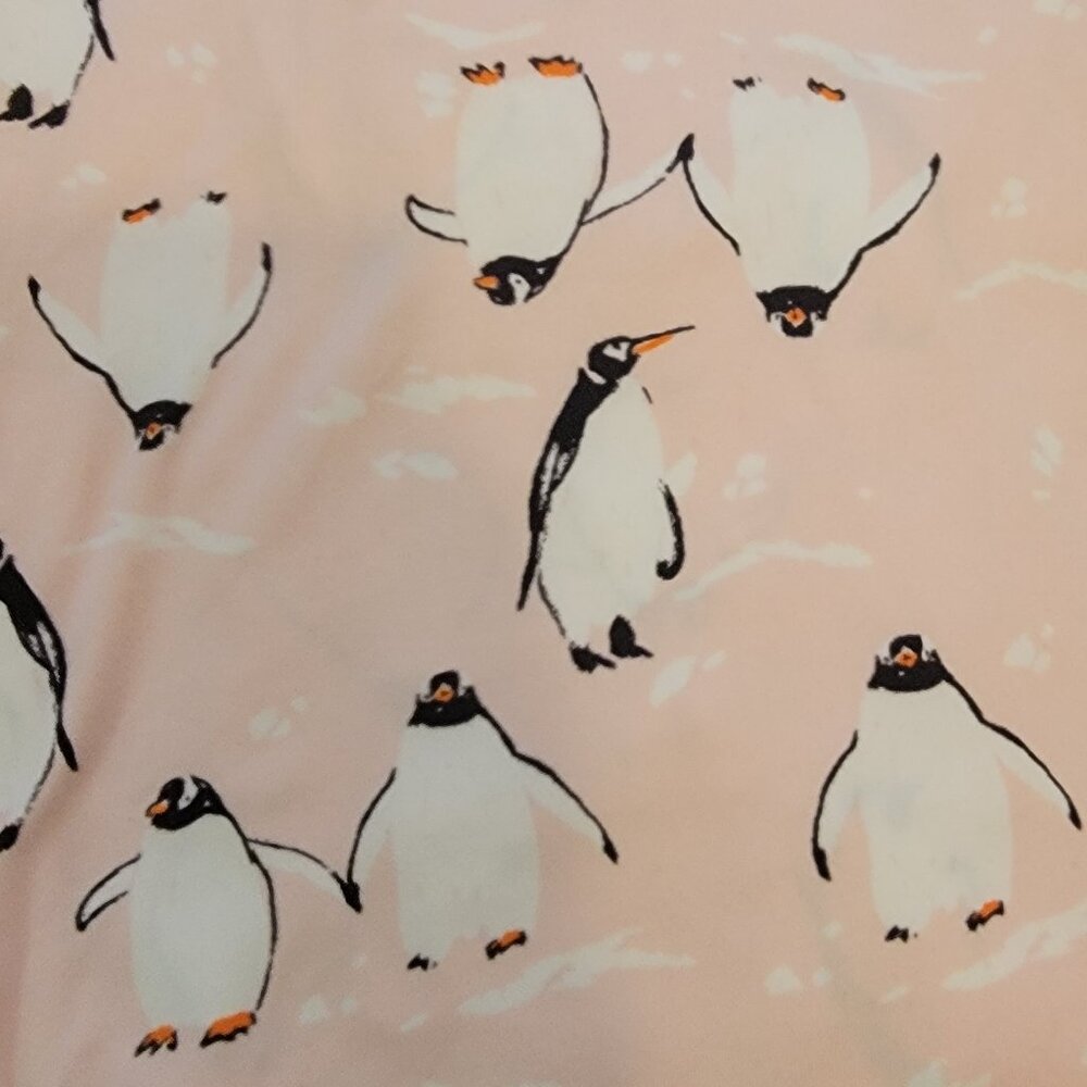 Joyspun Women's Pink Penguin Print  Pajama Top - XL - Picture 7 of 8